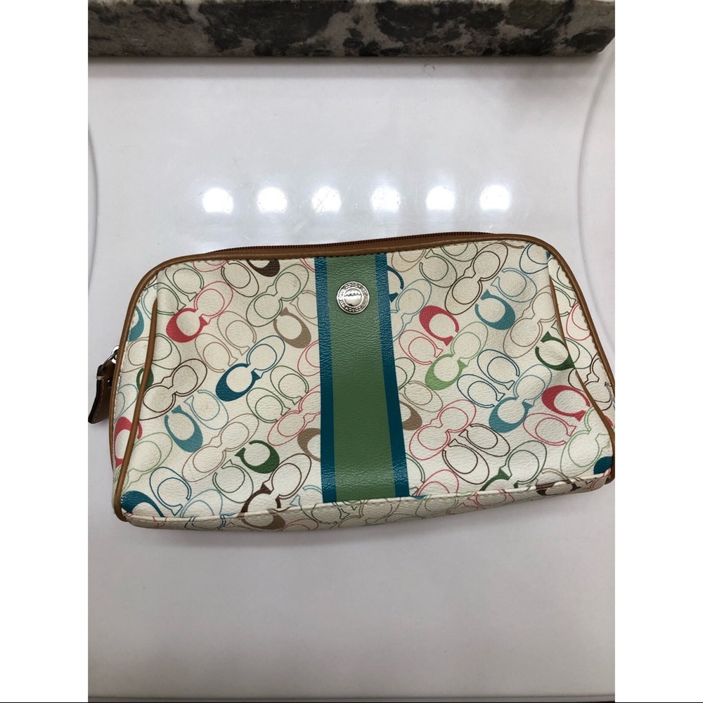 Coach Make Up Cosmetic Bag
